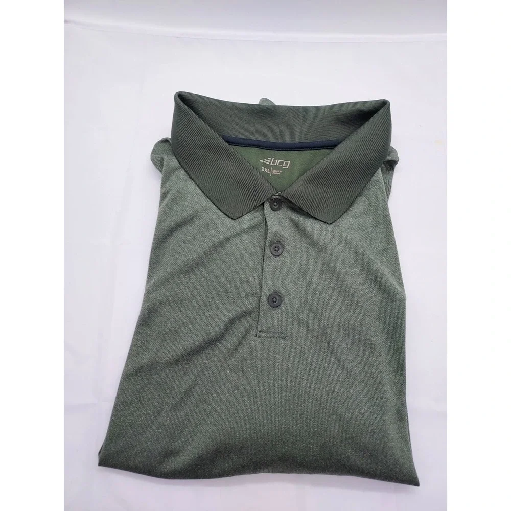 BCG Golf Polo Short Shirt Green Size 2XL‎ Pre-owned excellent condition